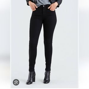 Levi's black high rise jeans